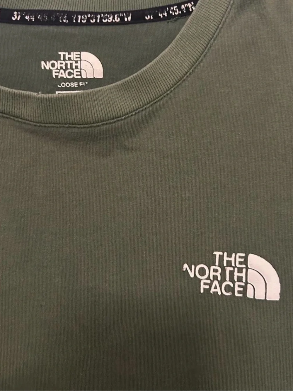 The North Face Olive Kilimanjaro Graphic Short Sleeve Tee